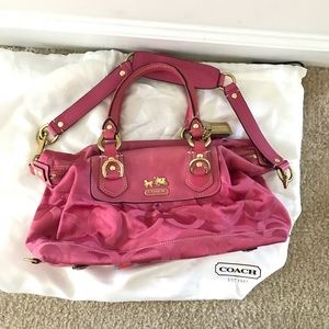 Pink Coach bag!
